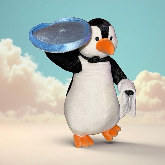 Disney Parks Mary Poppins 60th Anniversary Plush Penguin Waiter Tray 14” - Picture 5 of 5